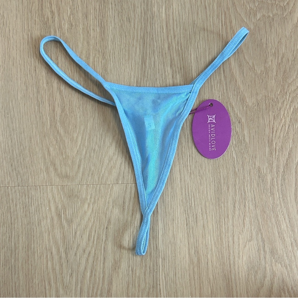 NWT Avidlove Mesh Thong Panty S